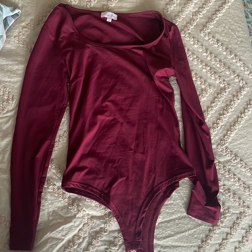 Pink Lilly bodysuit